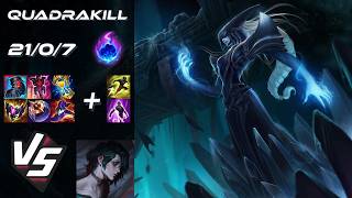 MID Lissandra vs Hwei [QUADRAKILL] - NA Grandmaster Patch 26.16