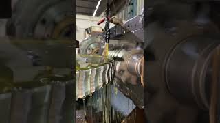 6 Module 60 Teeth Worm Gear Cutting 7M Views #viral #machine #wormgear #gearcutting #tool #gearbox