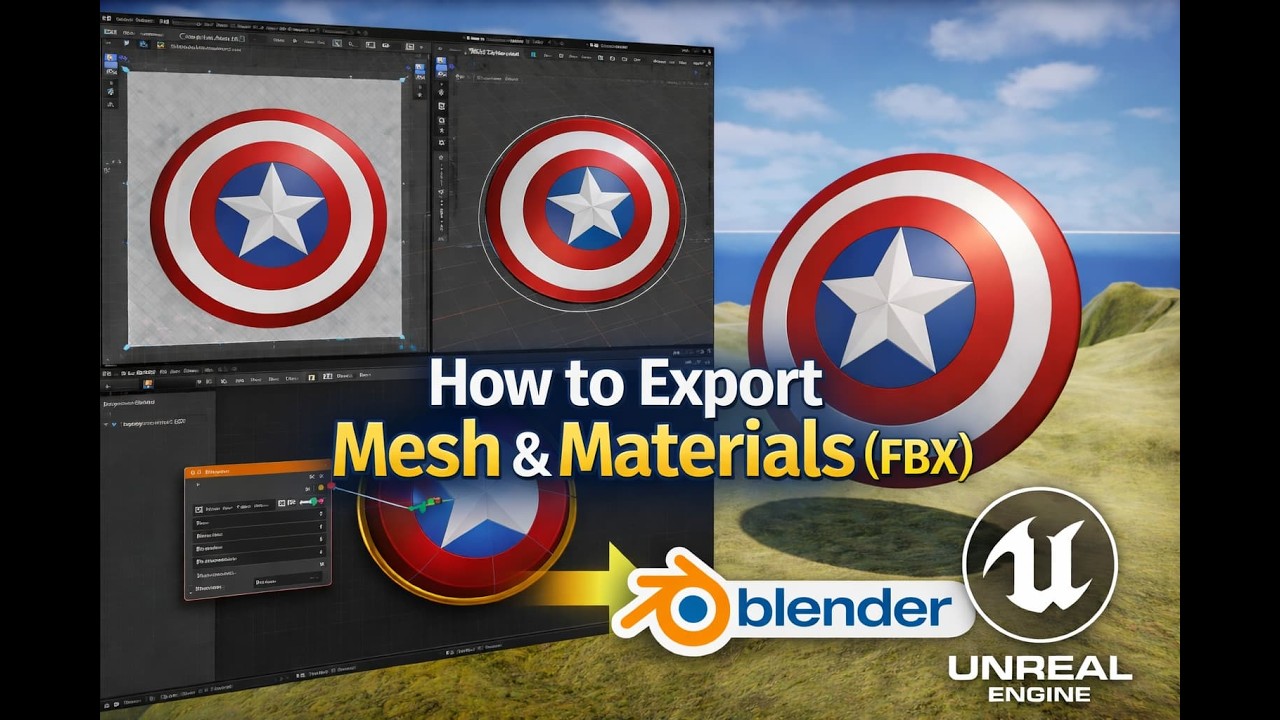 Blender 5 to Unreal Engine 5 — Export FBX Mesh + Materials the Right ...