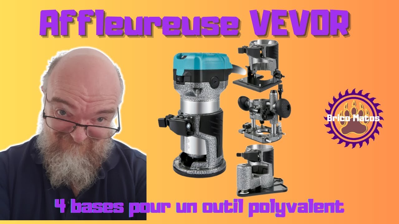 VEVOR affleureuse YouTube