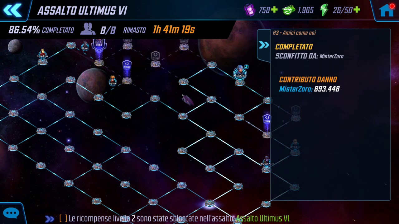 Ultimus VI - Nodi percorso 7