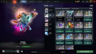 Dota 2 Frostivus Unusual Frostbloom Crown of Curious Coldspell Puck