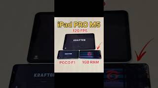 New iPad PRO M5😈 vs POCO F1 vs 1GB Vivo vs 40FPS vs 60FPS vs 120FPS vs S22 vs S24 #shorts #bgmi