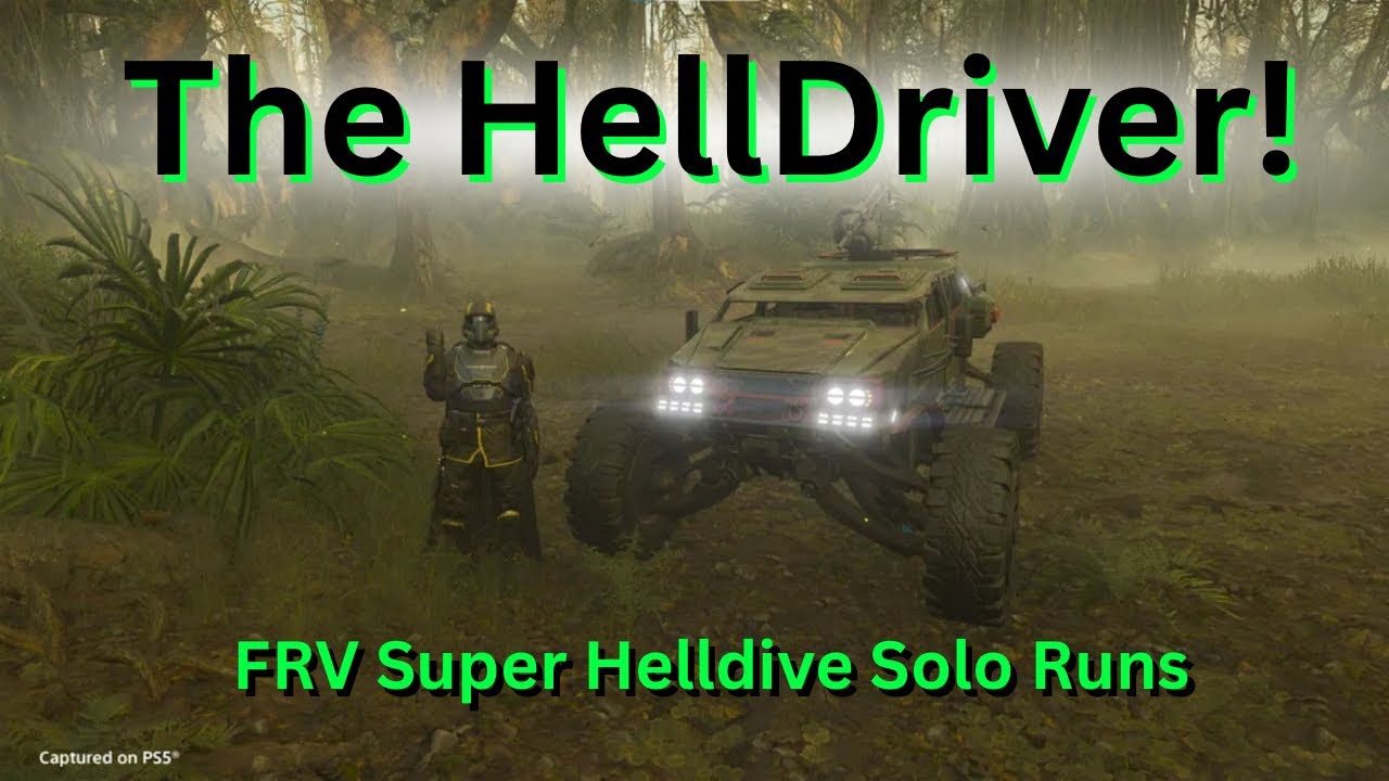 How to SOLO Super Helldive with an FRV | Helldivers 2 LIVE