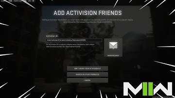 Modern Warfare 2 - How To Add Activision Friends For Cross Platform! PS, XBOX, PC, STEAM!