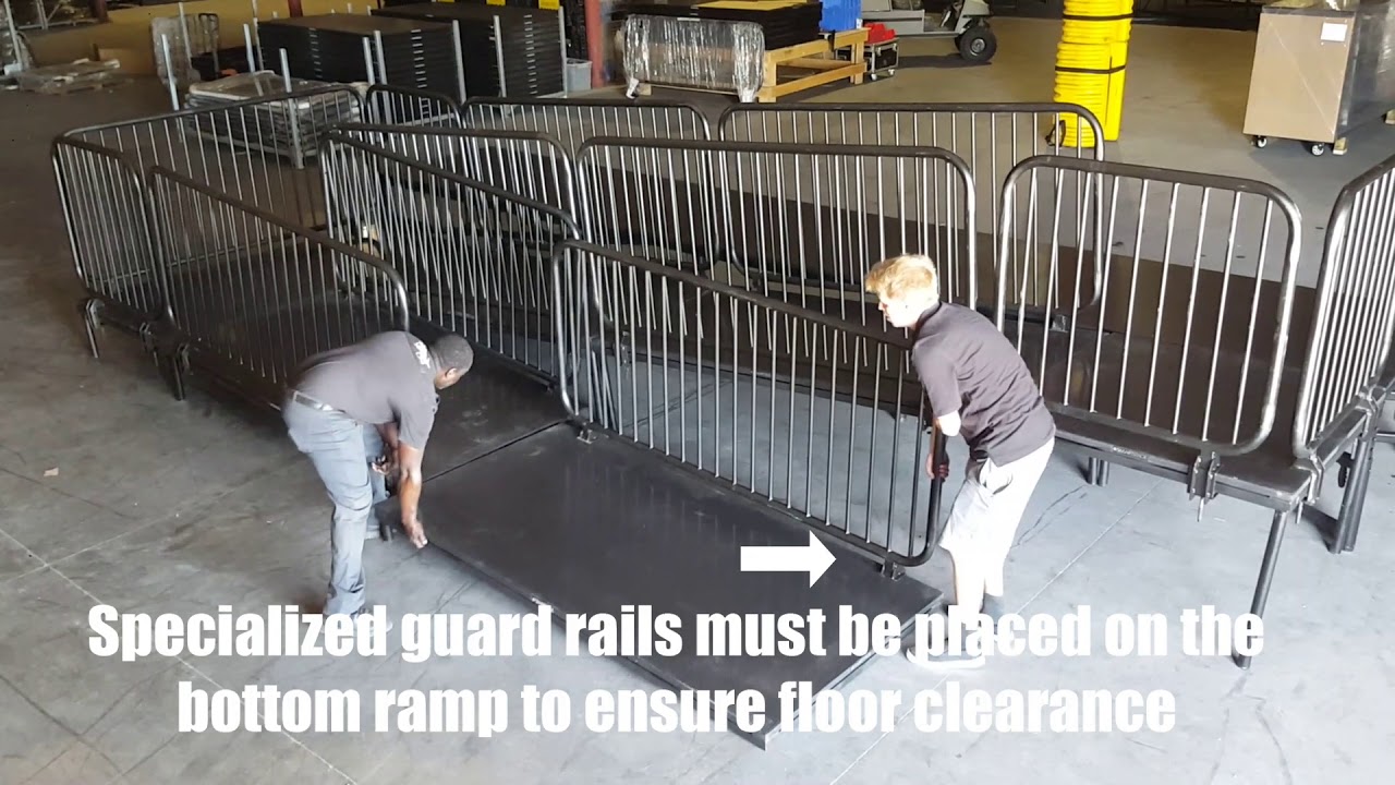 How to Install a Smartstage Ramp - YouTube