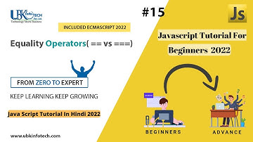 Equality Operaters (==vs===) In Java Script || Javascript Course For Beginners In Hindi#javascript