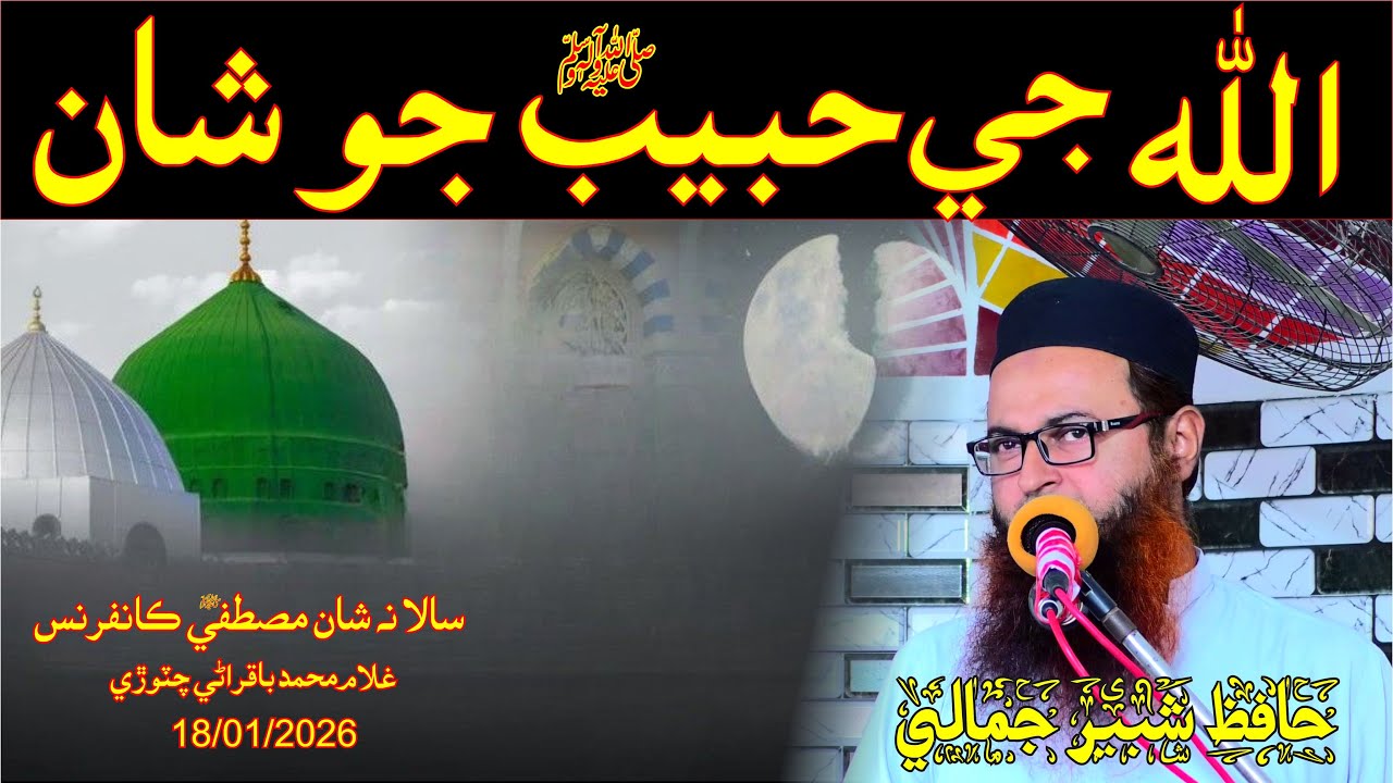 Allah ke habeeb swa ki shan Hafiz shabir jamali Speeches 🕋