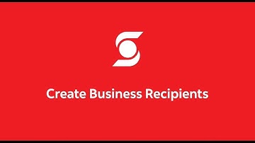 Batch Payments - Create Business Recipients