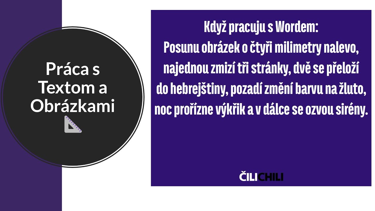 Online Kurz Microsoft Word - Práca s Textom a Obrázkami (Zarážky a ...