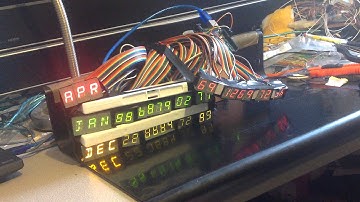 My BTTF Arduino Powered Time Circuits. A Preview