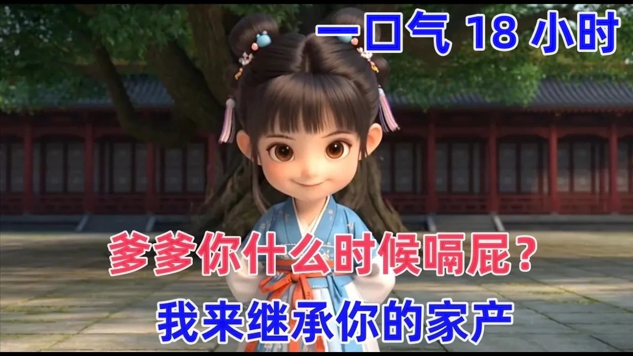 《魔童崽崽》作为亲爹的好大儿，她决定继承亲爹的遗产，花爹的钱潇洒一辈子，结果爹不仅没被她气死，身体还越来越硬朗了！#漫画解说 #漫画