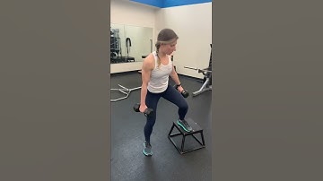Curtsy lunge lateral step up