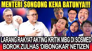 Songong❗Larang Rakyat Akting Kritik MBG Di Sosmed, Borok Zulhas 'Dibongkar' Netizen
