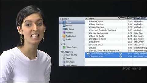 New iPod Nano - How to create playlists in iTunes