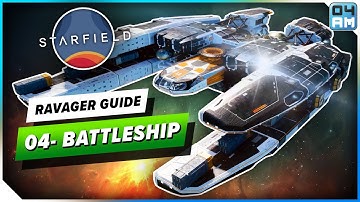 Starfield INSANE Battleship Build - My Best Class C Ship Yet! Max DPS, Range & More