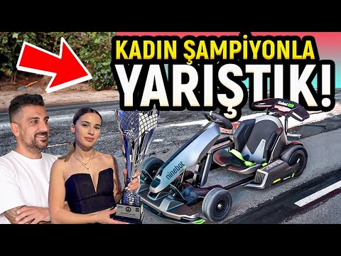 Türkiye Şampiyonu Kadınla Yarıştık! | Drift Yapan Segway-Ninebot GoKart
