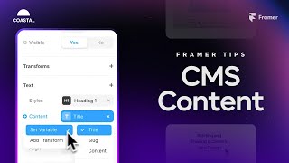 How To Implement Dynamic CMS Content in Framer