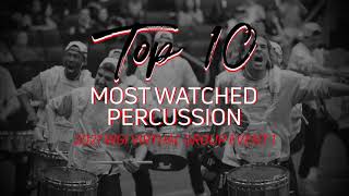 Top 10: Most Watched Percussion - WGI Virtual Group Event 1