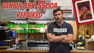 Repairing and Troubleshooting the Sansui QRX-5500A, Vintage Audio Repair & Quad Receiver Restoration
