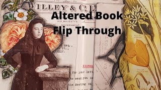 Altered Book Flip Through and Techniques