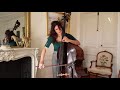 Bach  cello suite no 1 bwv 1007 1 prelude played by lorraine campet double bass