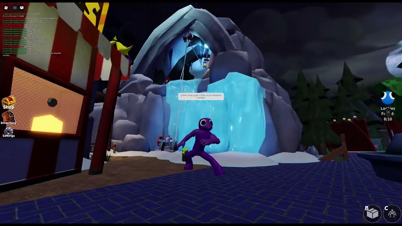 PURPLE AND @Marcorobloxplayers14  PLAY RAINBOW FRIENDS 2!!! Ep2 s2 pt 1