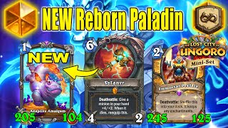 Download lagu Reborn Quest Val'anyr Paladin With Infinite Attack! The Lost City of Un'Goro Mini-Set | Hearthstone