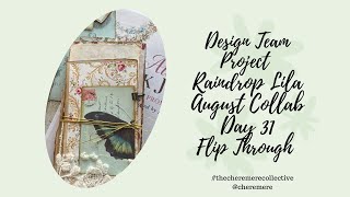 Datos Design Team Project @RaindropLila7  🩵Day 31 Flip Through #augustjunkjournal  #thecheremerecollective Actualización