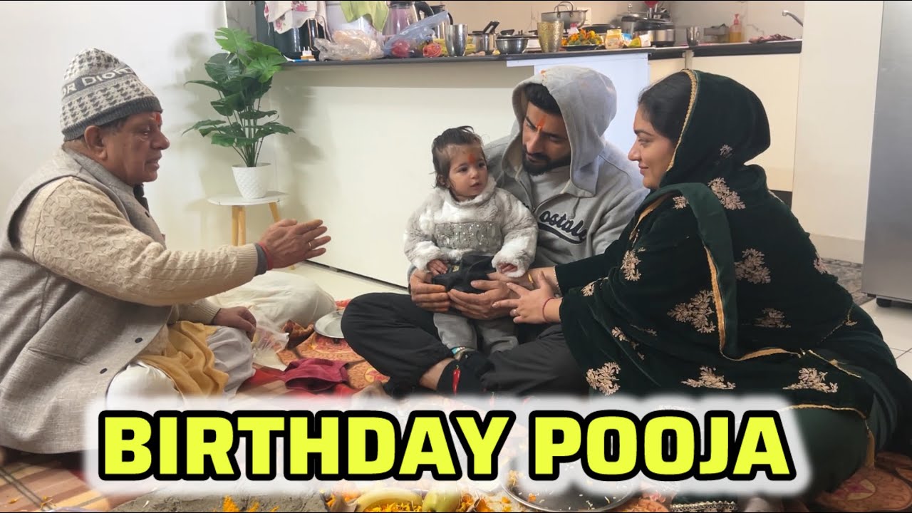 KIWI JUST TURNED 1 TODAY🥹|Our Baby First Birthday Pooja Vlog🙏🏻