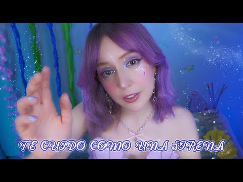 ⭐Te salvé del naufragio | ASMR Sirena te cuida con maquillaje etéreo de ✨ @flowerknows ✨