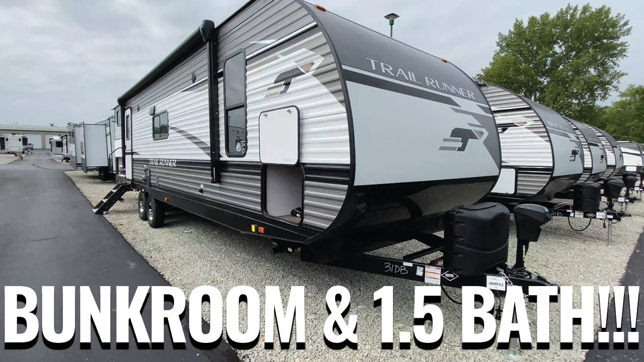 1.5 Bath Travel Trailer!! | 2021 Trail Runner 31DB - YouTube