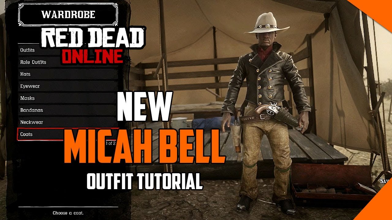 Red Dead Online MICAH BELL'S CLASSIC OUTFIT l RDR2 TIPS - YouTube