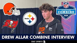 Penn State QB Drew Allar Exclusive 2026 NFL Draft Combine Interview | NFL Draft News & Rumors