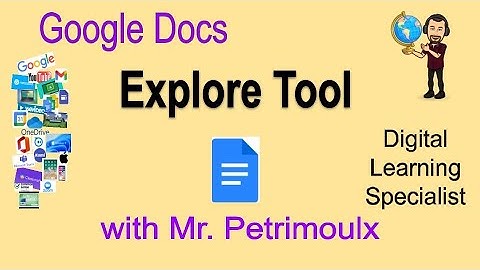Google Docs "Explore" Tool