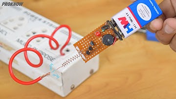 DIY Wireless AC current Detector  AC Tester