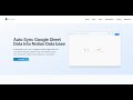 Auto Sync Google Sheet Data Into Notion Data base