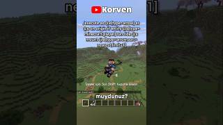 Minecraftta Ok Sürmek??