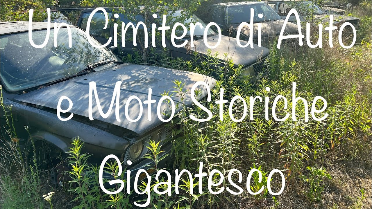 Gigantesco Cimitero di Auto e Moto Storiche a Nichelino TO Un Non Luogo Incredibile !