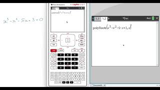 Calculator skills: Polyroots on the GDC