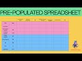 ACCA SBR - How to make sure your double entry works in the pre-populated spreadsheet