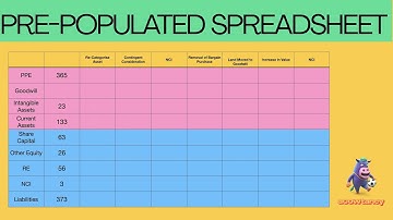 ACCA SBR - How to make sure your double entry works in the pre-populated spreadsheet