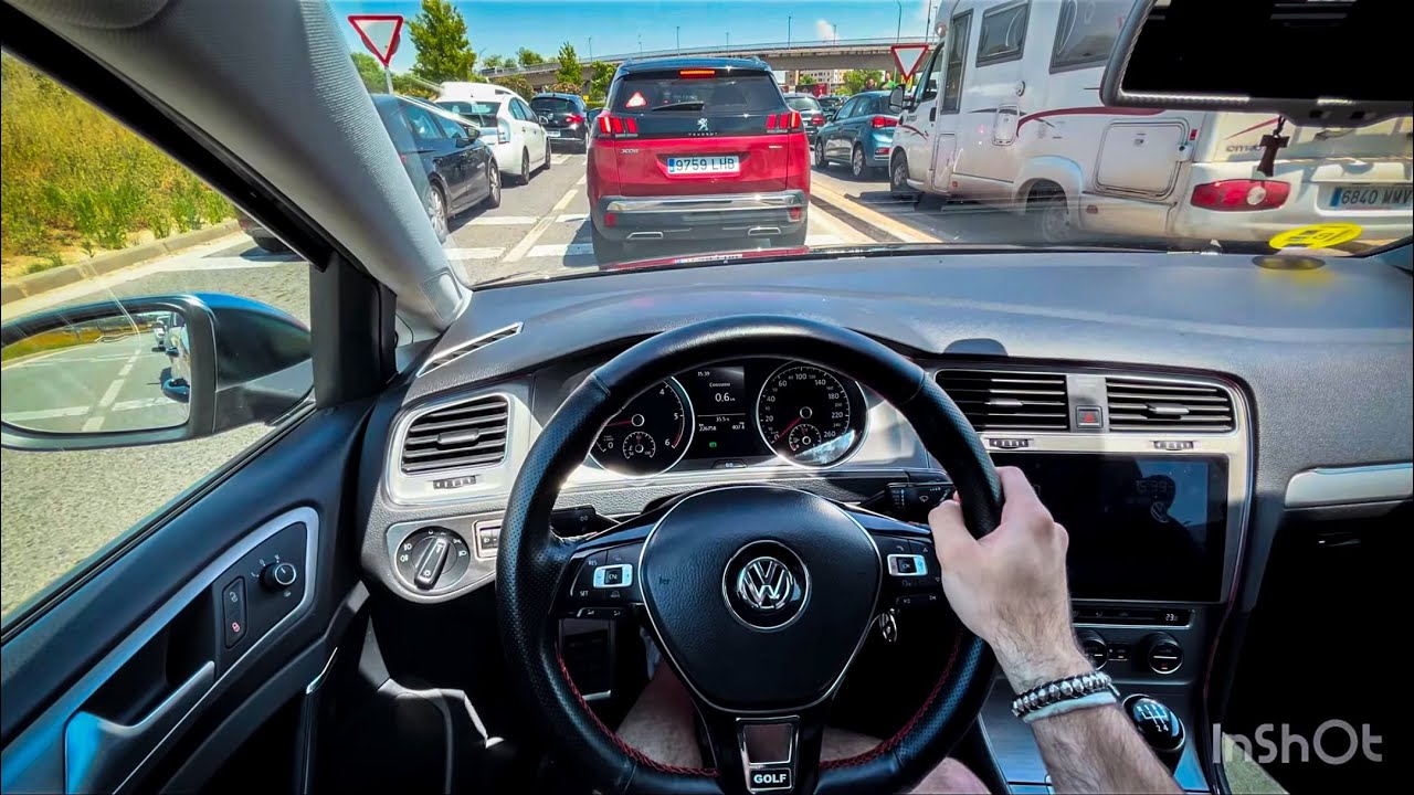 POV: Driving to University in 4K | Vw Golf 7 1.6 TDI (ASMR)