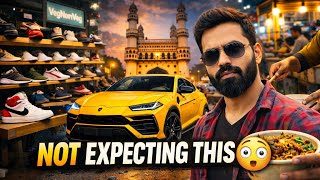 Hyderabad Trip Gone CRAZY 😳 VegNonVeg Sneakers, Ramzan Haleem & Lamborghini Urus!