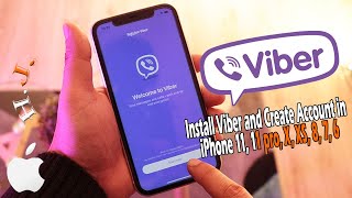 Instal Viber dan Buat Akun: iPhone 11, 11 pro, X, XS, 8, 7, 6 screenshot 3