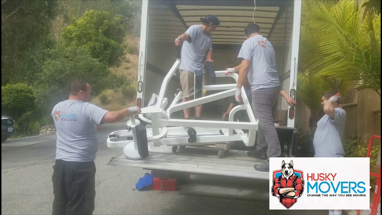 Gym equipment moving sercvices Los Angeles YouTube