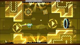 Geometry Dash | Tiny Spaceship by CreatorJR + 90 Coins! :D