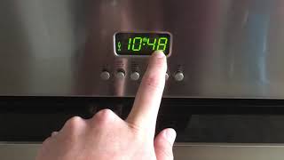 Timer on 6-button oven