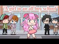 If i We're in "A Girl in ll Boy School" | Gacha Life | GLMM | Gacha Skit | Kawaii Rainbowy