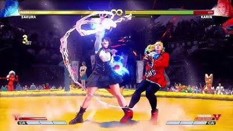 Street Fighter V: Arcade Edition (SFV:AE) - Sakura V-Trigger I & II Combos